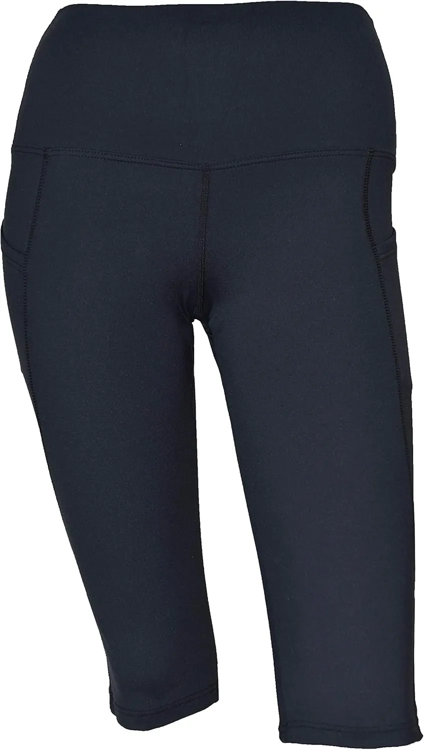Private Island Women UPF 50  Board Shorts Side Pockets Pants Swimsuit Beach Bathing Swim Rash Guard Yoga Bottom (RM5PP NP)