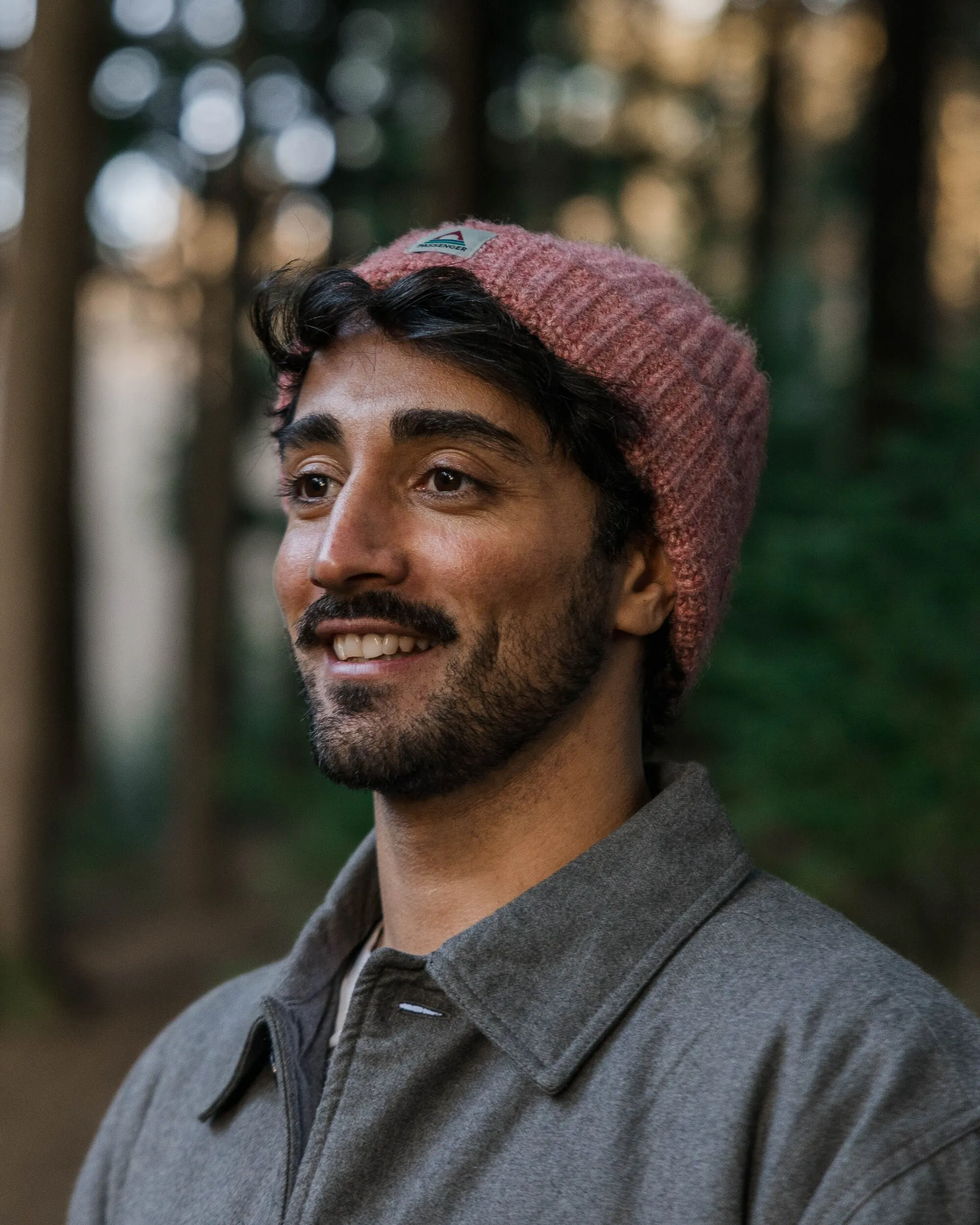 Redwood Fleece Lined Recycled Beanie - Rose