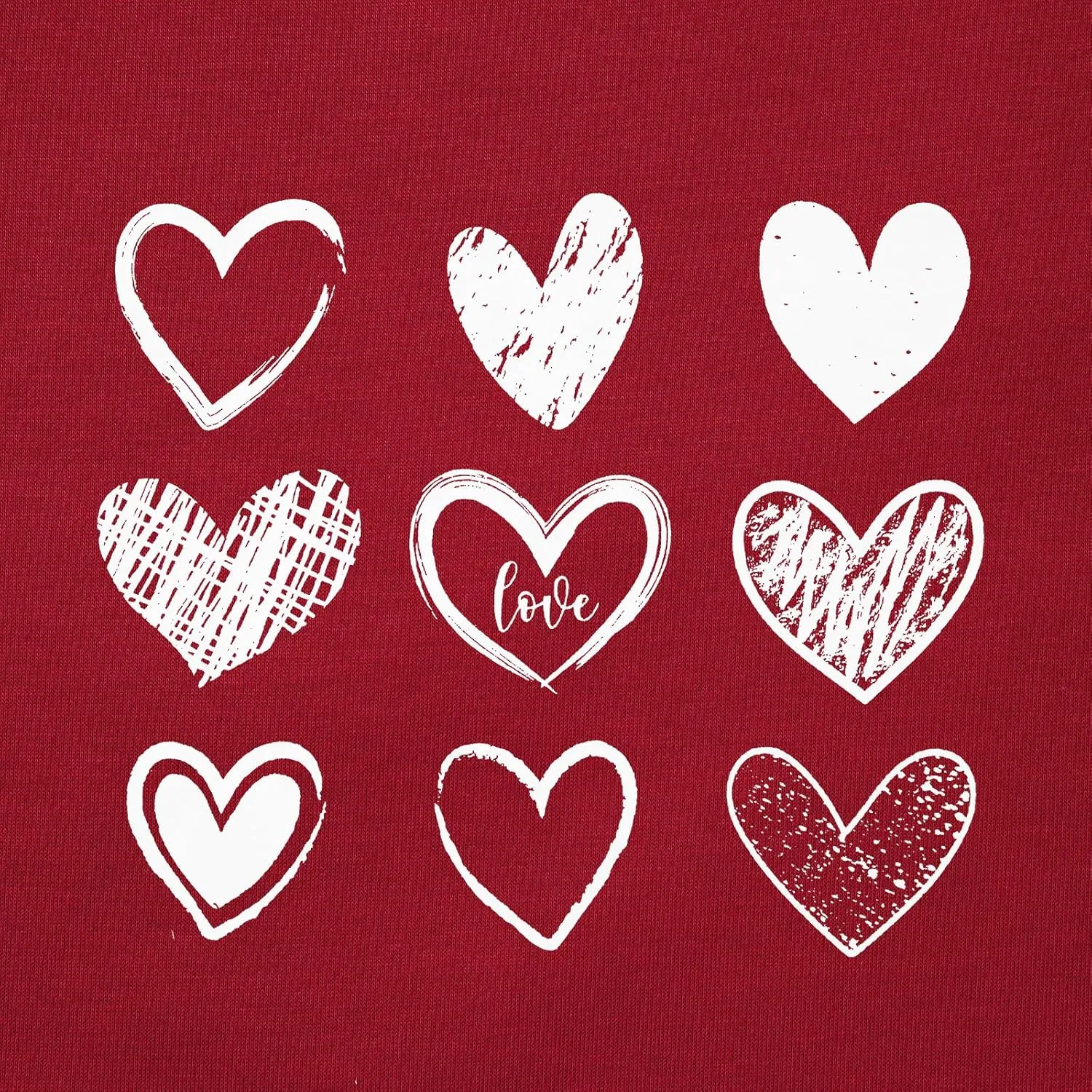 Ritatte Women Valentine's Day Sweatshirt Love Heart Letter Graphic Long Sleeve Shirt Casual Crewneck Spring Fall Pullover Top