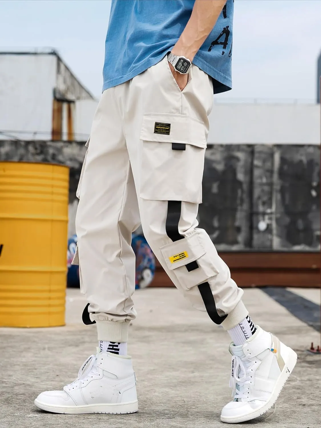 Streetwear Hip Hop Pants Cargo Pants Joggers Casual Active Sports Sweatpants for Men Couple Women Unisex