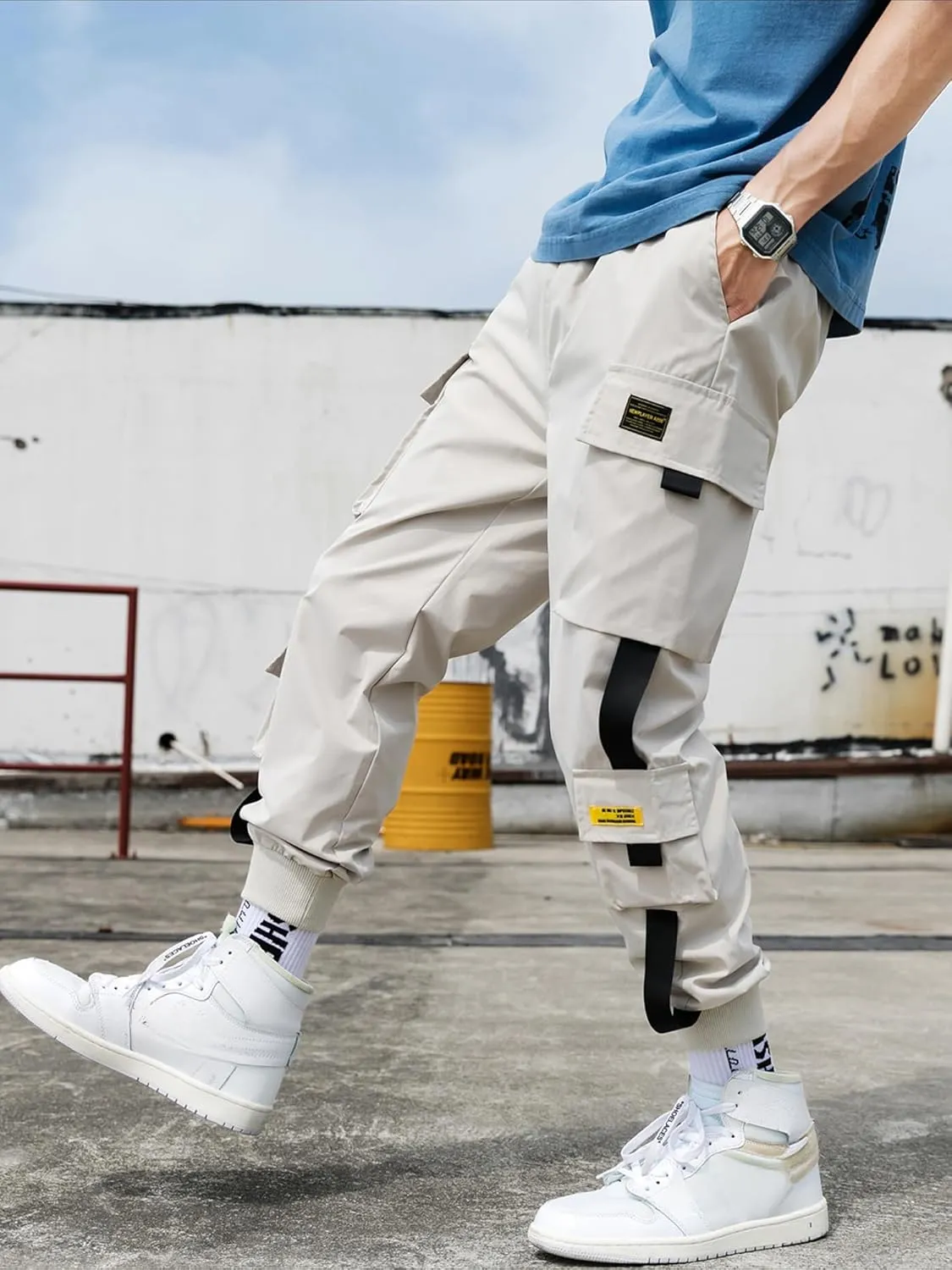 Streetwear Hip Hop Pants Cargo Pants Joggers Casual Active Sports Sweatpants for Men Couple Women Unisex