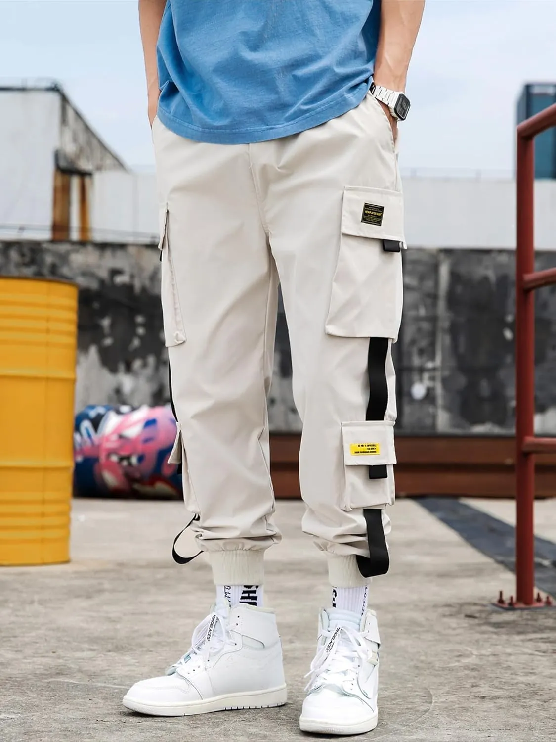 Streetwear Hip Hop Pants Cargo Pants Joggers Casual Active Sports Sweatpants for Men Couple Women Unisex