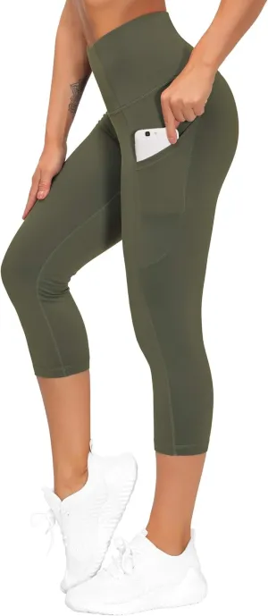 THE GYM PEOPLE Womens' Yoga Pants High Waist with Pocket Tummy Control