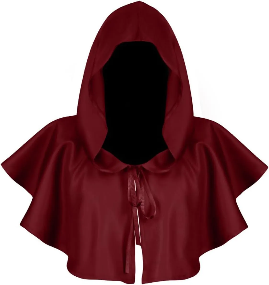 Unisex Halloween Grim Cowl Cloak Medieval Wicca Pagan Hooded Cape Christmas Cosplay Costumes Poncho For Men Women