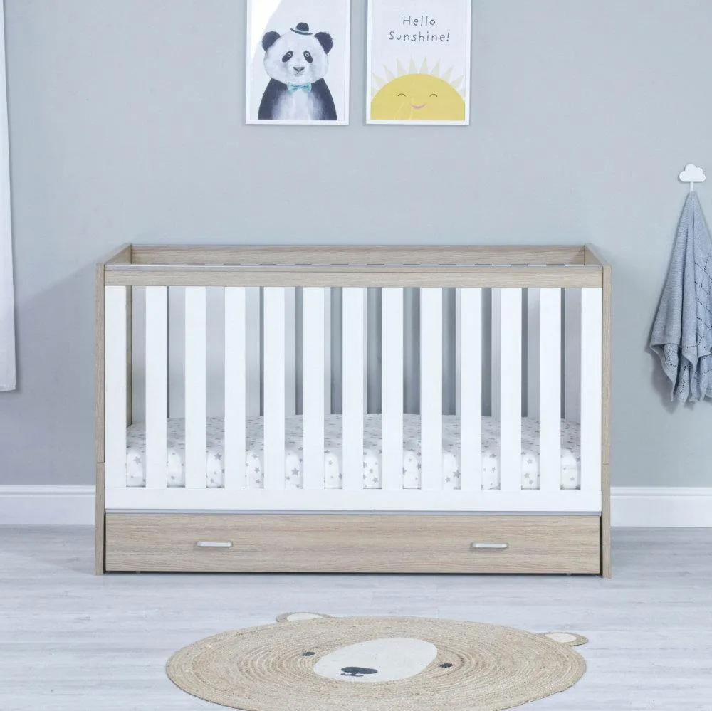 Veni Nursery Furniture Set 2 pcs - Oak & White