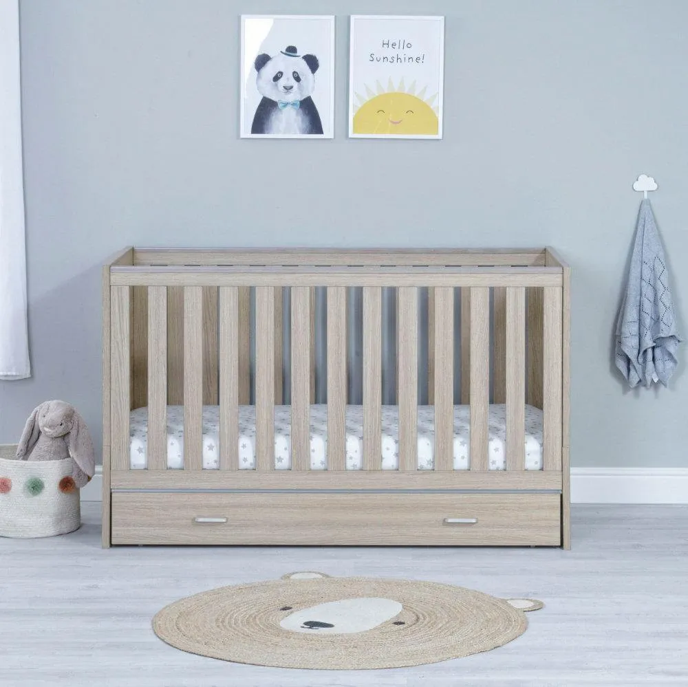 Veni Nursery Furniture Set 2 pcs - Oak & White
