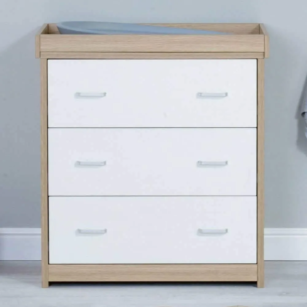 Veni Nursery Furniture Set 2 pcs - Oak & White