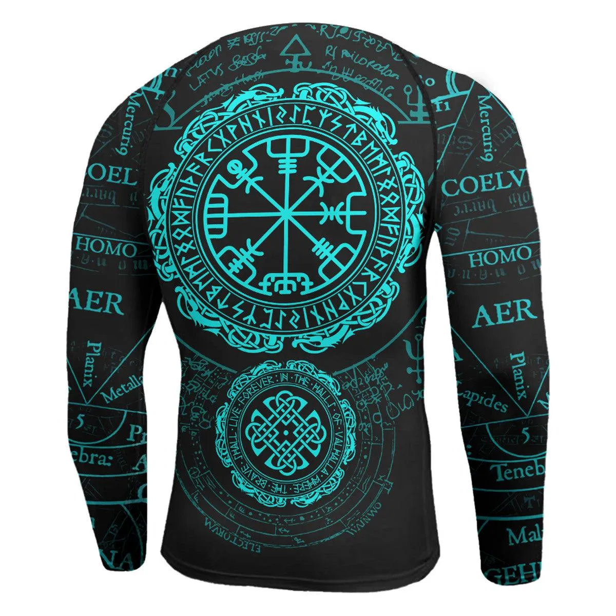 Viking Valhalla Logo Long Sleeve Rash Guard