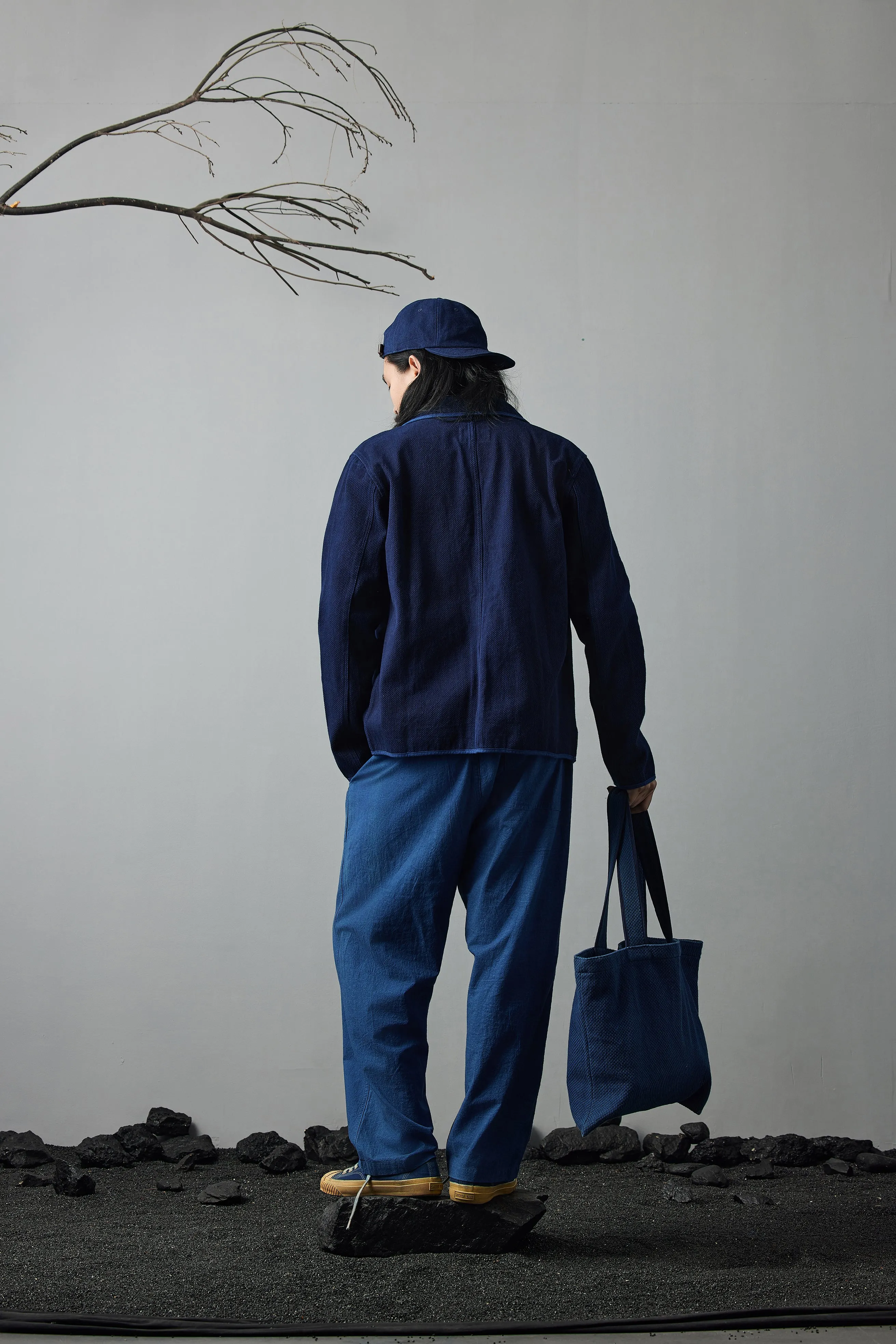 Vintage Indigo Plant Dyed Worker Jacket