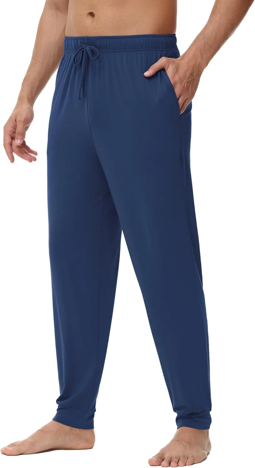WiWi Men' s Pajama Pants Sports Bottoms Sleep Pant with Pockets-Viscose from Bamboo S-XXL