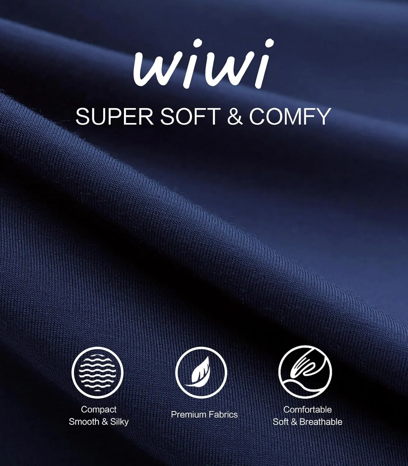 WiWi Men' s Pajama Pants Sports Bottoms Sleep Pant with Pockets-Viscose from Bamboo S-XXL