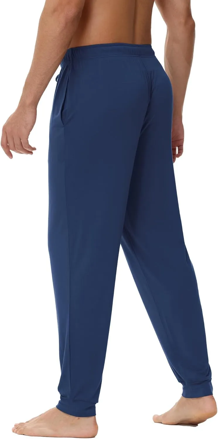 WiWi Men' s Pajama Pants Sports Bottoms Sleep Pant with Pockets-Viscose from Bamboo S-XXL