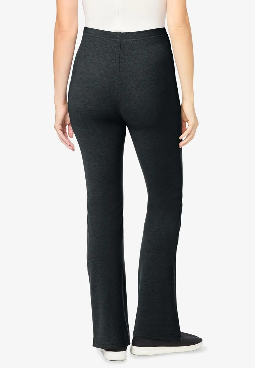 Woman Within Plus Size Pocket Bootcut Legging