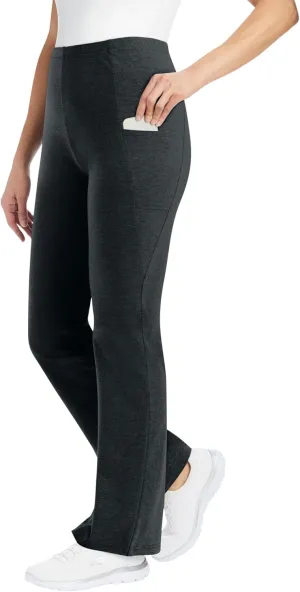 Woman Within Plus Size Pocket Bootcut Legging