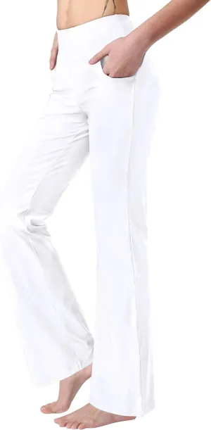 Women's Bootcut Yoga Pants with Pockets High Waist Bootleg Yoga Workout Pants for Women