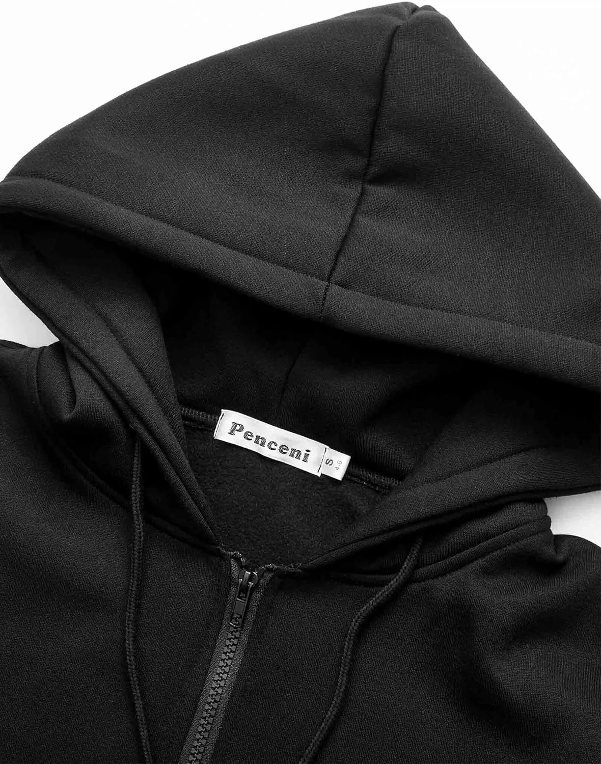 Women's Zip Up Hoodie Oversized Sweatshirt Long Sleeve Cute Tops Love Heart Graphic Fleece Lined Jacket Loose Fit