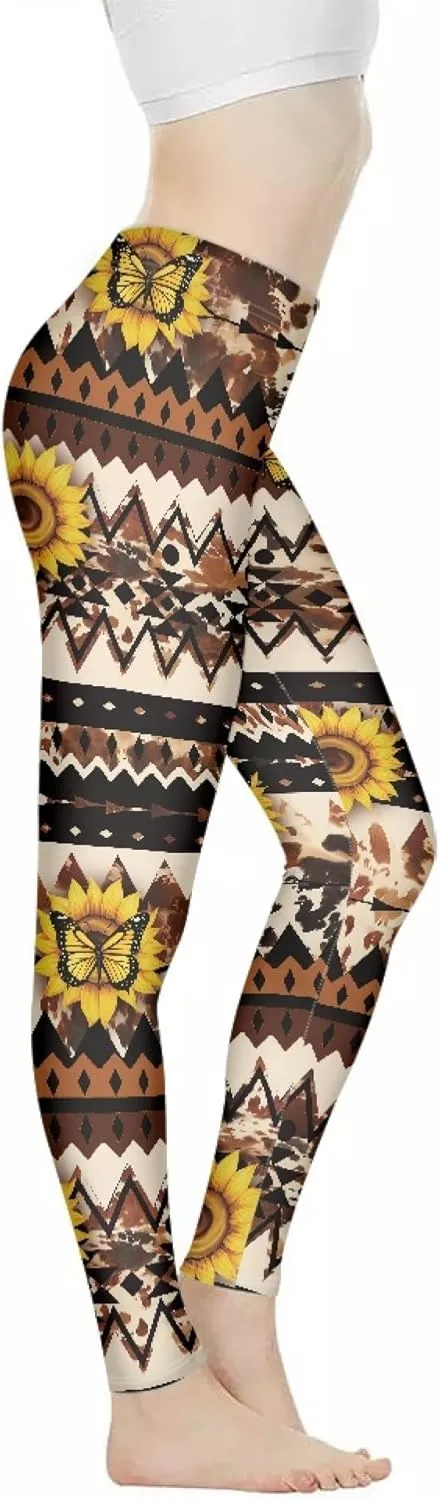 Xhuibop Women Yoga Pants Tummy Control Workout Leggings Stretch Fitness Tights Butt Lifting